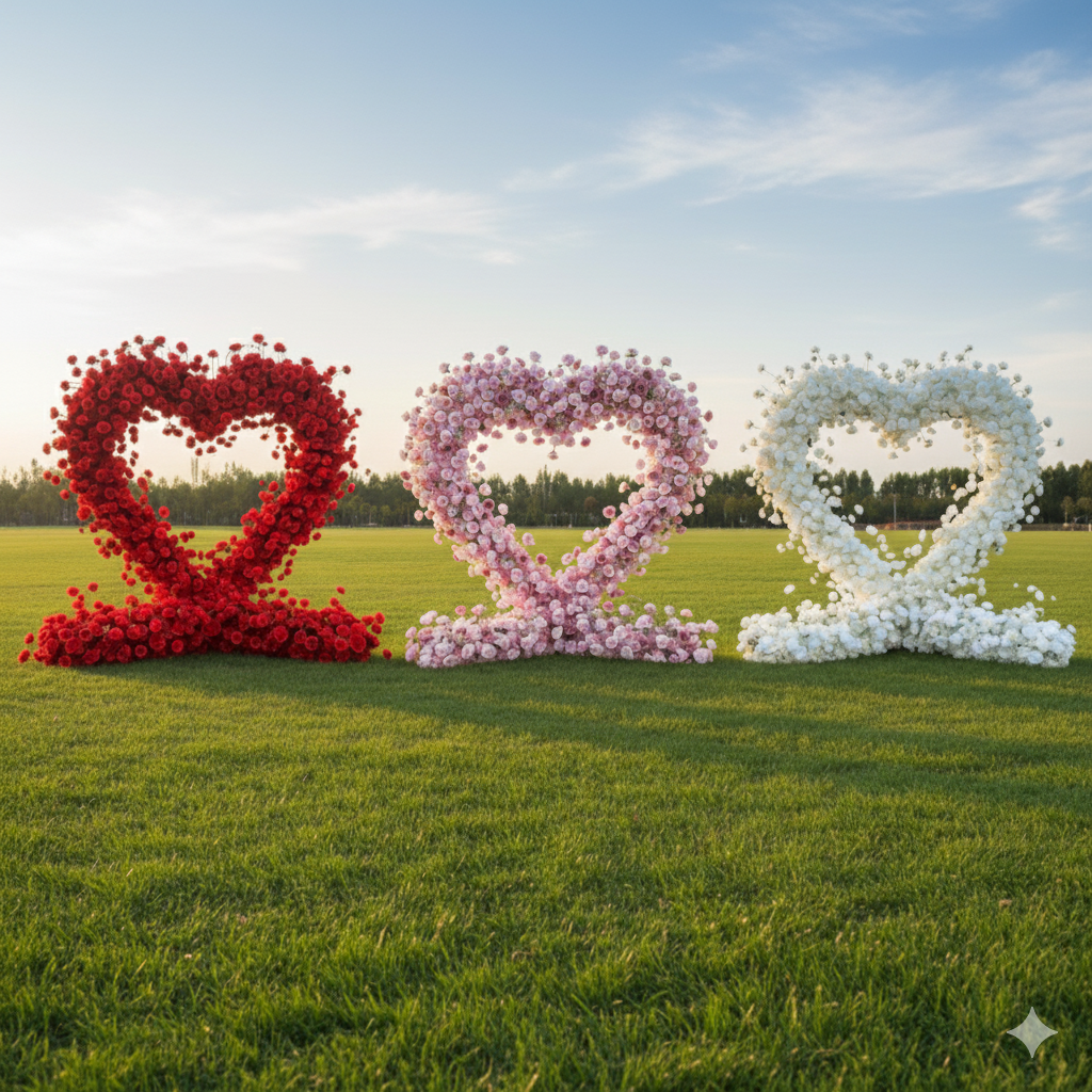 Floral Heart Arches