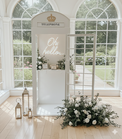 Vintage Telephone Booth | Wedding, Party, Background Decoration