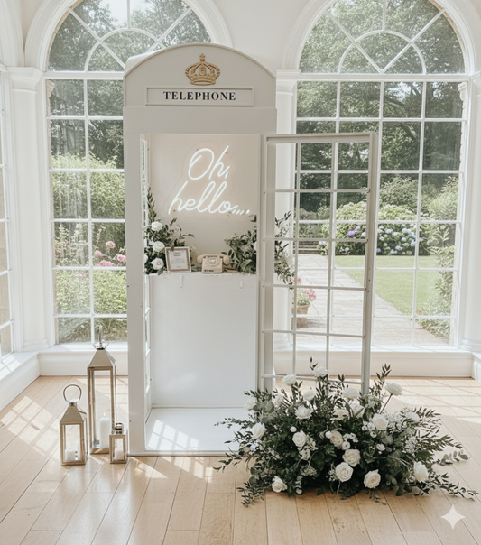 Vintage Telephone Booth | Wedding, Party, Background Decoration