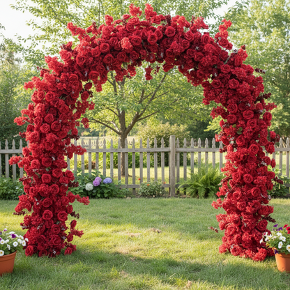 Red Rose U Arch | Proposal, Wedding, Event Decoration