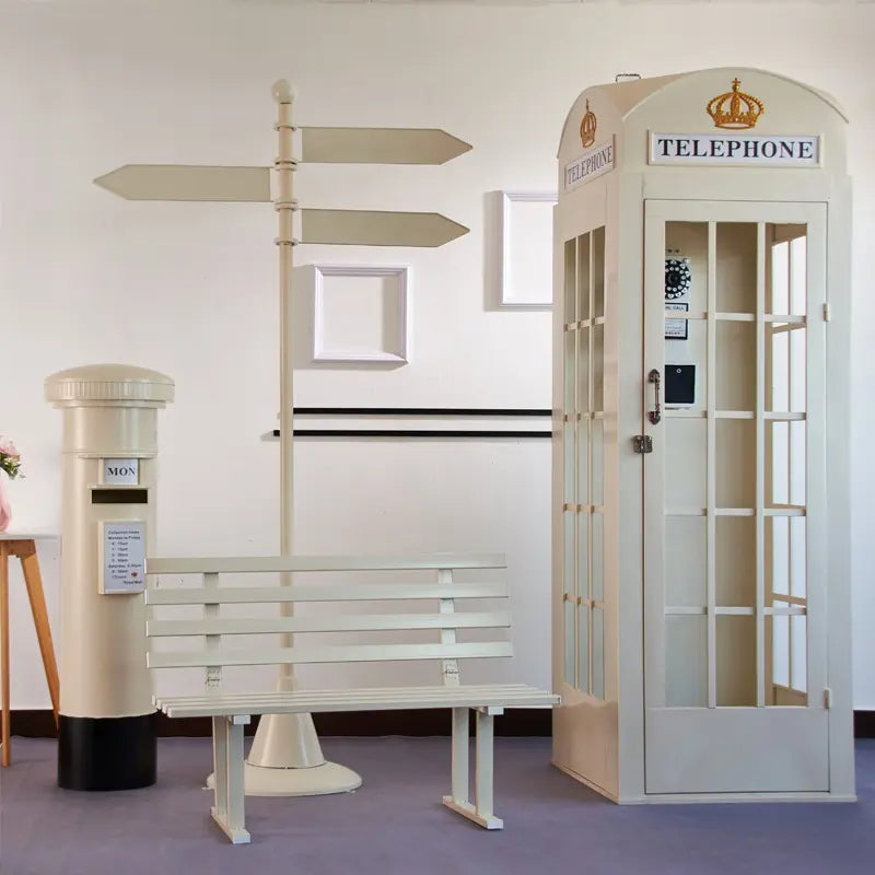 Vintage Telephone Booth | Wedding, Party, Background Decoration